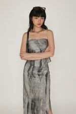 Regular Amina Ruched Side Maxi Skirt - Image 18