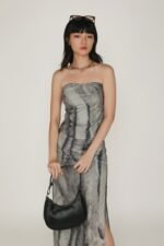 Regular Amina Ruched Side Maxi Skirt - Image 20