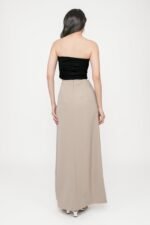Regular Amina Ruched Side Maxi Skirt - Image 15