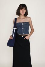 Apollo Denim Maxi Skirt - Image 33