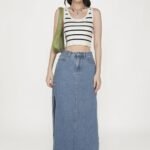 Apollo Denim Maxi Skirt