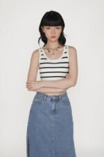 Apollo Denim Maxi Skirt - Image 2