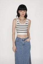 Apollo Denim Maxi Skirt - Image 4