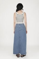 Apollo Denim Maxi Skirt - Image 7
