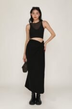 Ava Knot Front Maxi Skirt - Image 11