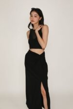 Ava Knot Front Maxi Skirt - Image 12