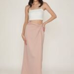 Ava Knot Front Maxi Skirt