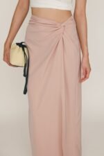 Ava Knot Front Maxi Skirt - Image 4