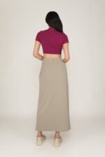 Ava Knot Front Maxi Skirt - Image 10