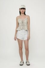 Ayana Curved Hem Shorts - Image 2