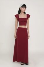 Beatrice Textured Maxi Skirt - Image 5