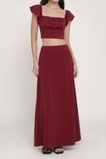 Beatrice Textured Maxi Skirt - Image 21