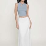 Beatrice Textured Maxi Skirt