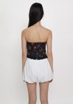 Aretha Lace Hem Padded Tube Top (Floral) - Image 11