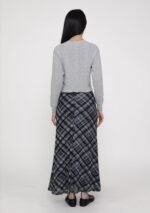 Colette Bias Cut Maxi Skirt (Plaid) - Image 12