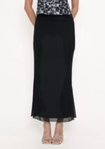 Elara Mesh Fishtail Maxi Skirt - Image 15