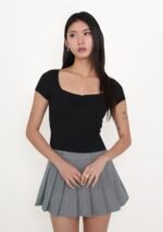 Joella Ruched Front Padded Top - Image 11
