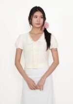 Elyana Puff Sleeve Lace Blouse - Image 13