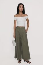 Regular Camila Wide Leg Linen Pants - Image 20
