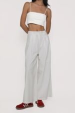 Regular Camila Wide Leg Linen Pants - Image 2