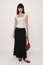 Carey Bias Cut Maxi Skirt - Image 14