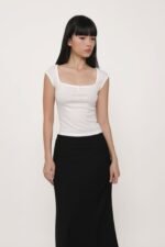 Carey Bias Cut Maxi Skirt - Image 13