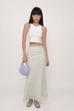 Carey Bias Cut Maxi Skirt - Image 5
