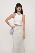 Carey Bias Cut Maxi Skirt - Image 6