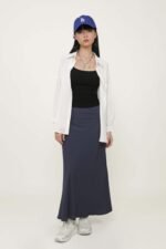 Carey Bias Cut Maxi Skirt - Image 10