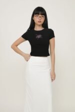 Carey Bias Cut Maxi Skirt - Image 4