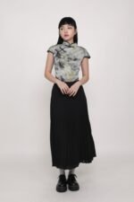 Catherine Pleated Maxi Skirt - Image 2