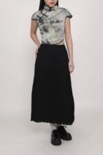 Catherine Pleated Maxi Skirt - Image 3