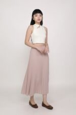 Catherine Pleated Maxi Skirt - Image 8