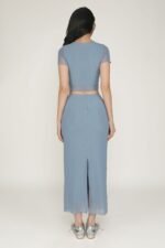 Clarice Mesh Midi Skirt - Image 10