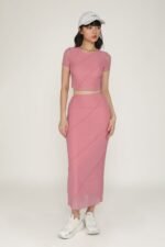 Clarice Mesh Midi Skirt - Image 11