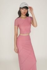 Clarice Mesh Midi Skirt - Image 12