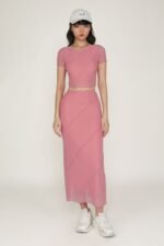 Clarice Mesh Midi Skirt - Image 13