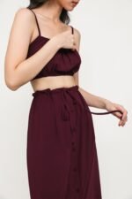 Cody Drawstring Midi Skirt - Image 8