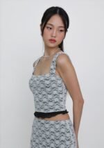 Heidi Lace Overlay Padded Top - Image 13