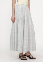 Isabella Tiered Maxi Skirt (Plaid) - Image 4