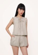 Kaori Ruffle Top (Small Plaid) - Image 5