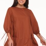 Arthur Long Sleeve Mini Dress - Camel