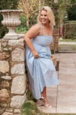 Ashtyn Maxi Dress - Cornflower Blue - Image 9