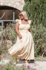 Bronte Midi Dress - Butter Yellow - Image 8