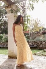 Calypso Maxi Dress - Yellow Meadow