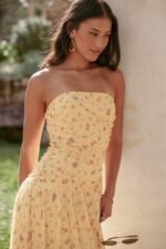 Calypso Maxi Dress - Yellow Meadow - Image 8