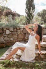 Cosima Midi Dress - Cream - Image 7