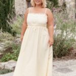 Kiana Midi Dress - Pale Yellow