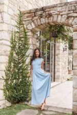 Lanna Maxi Dress - Blue - Image 9