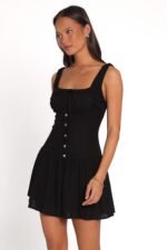 Miley Mini Dress - Black - Image 3